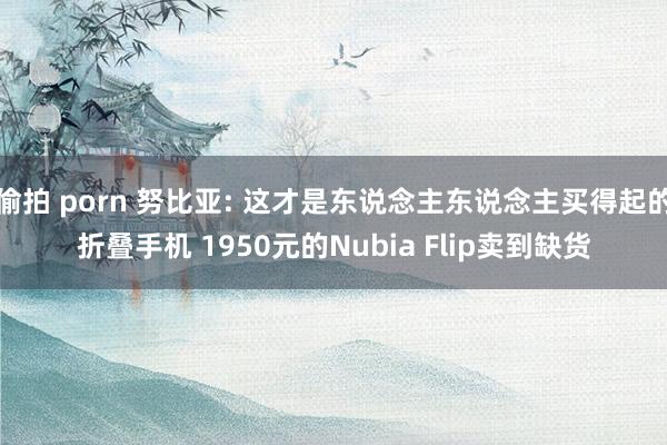 偷拍 porn 努比亚: 这才是东说念主东说念主买得起的折叠手机 1950元的Nubia Flip卖到缺货